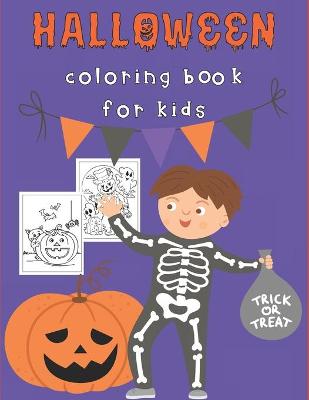 Book cover for Halloween Coloring Book for Kids