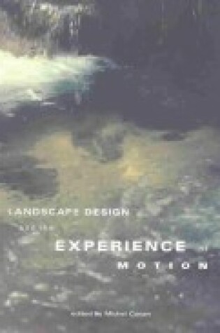 Cover of Landscape Design and Experience of Motion