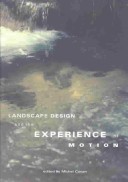 Book cover for Landscape Design and Experience of Motion