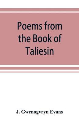 Book cover for Poems from the Book of Taliesin