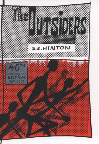 Book cover for The Outsiders 40th Anniversary edition