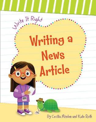 Book cover for Writing a News Article