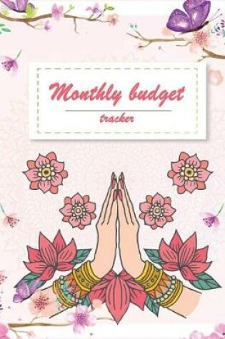 Cover of Monthly budget tracker