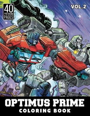 Book cover for Optimus Prime Coloring Book Vol2
