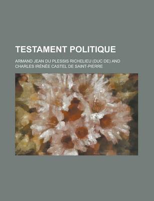 Book cover for Testament Politique