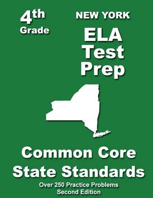 Book cover for New York 4th Grade ELA Test Prep