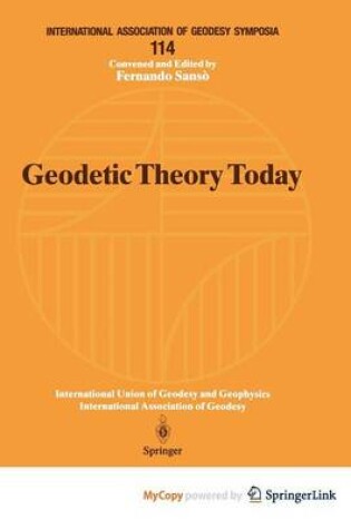 Cover of Geodetic Theory Today