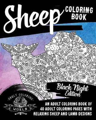 Book cover for Sheep Coloring Book