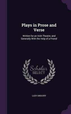 Book cover for Plays in Prose and Verse