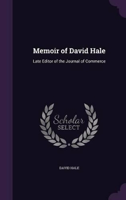 Book cover for Memoir of David Hale