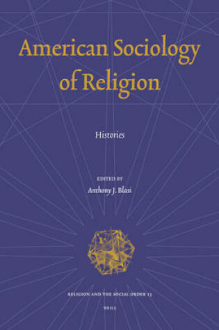 Cover of American Sociology of Religion