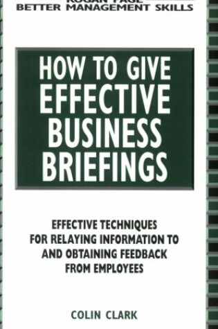 Cover of Effective Business Briefings