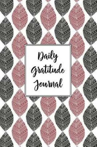 Cover of Gratitude Journal Abstract Leaves Pattern 2