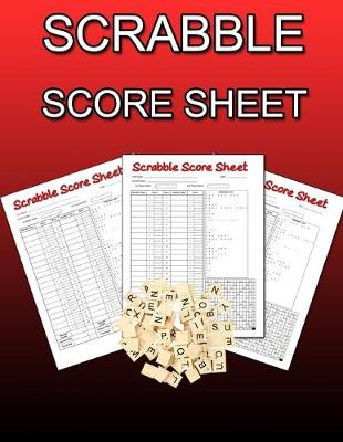 Book cover for Scrabble Score Sheet