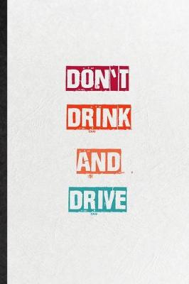 Book cover for Don't Drink And Drive