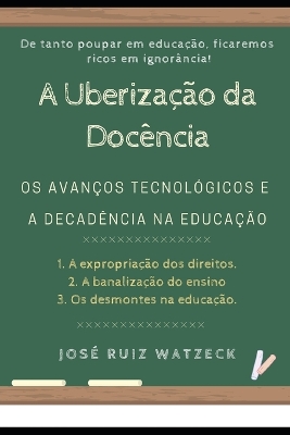 Book cover for A Uberização da Docência