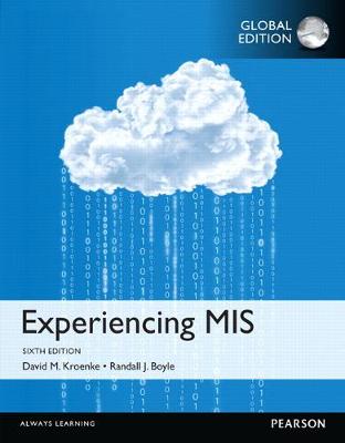 Book cover for Experiencing MIS, OLP with eText, Global Edition