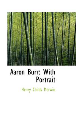 Book cover for Aaron Burr