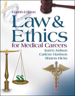 Book cover for Law & Ethics for Medical Careers