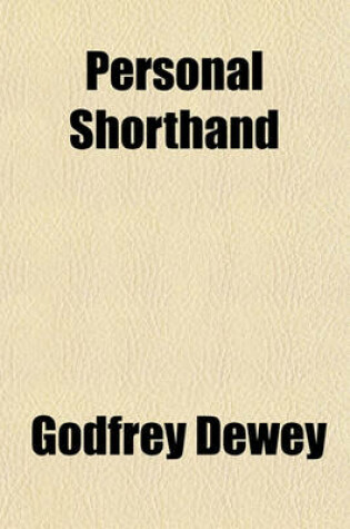 Cover of Personal Shorthand