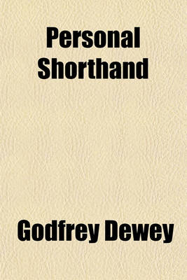 Book cover for Personal Shorthand