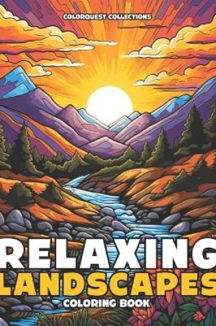 Cover of Relaxing Landscapes Coloring Book