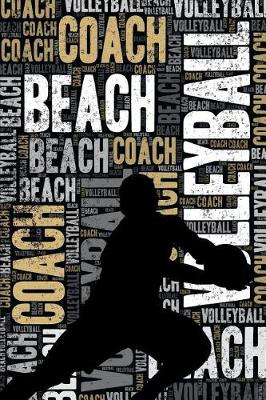 Book cover for Mens Beach Volleyball Coach Journal