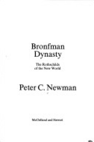 Cover of Bronfman Dynasty