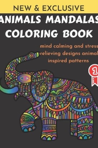 Cover of Animals mandalas coloring book