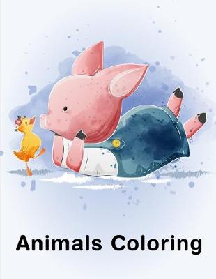 Book cover for Animals Coloring