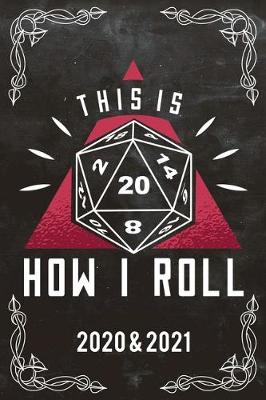 Book cover for RPG D20 Dice roll Bordgame Calendar