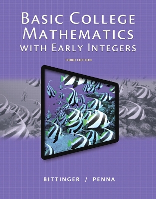 Book cover for Basic College Mathematics with Early Integers