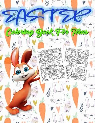 Book cover for Easter Coloring Book For Teens