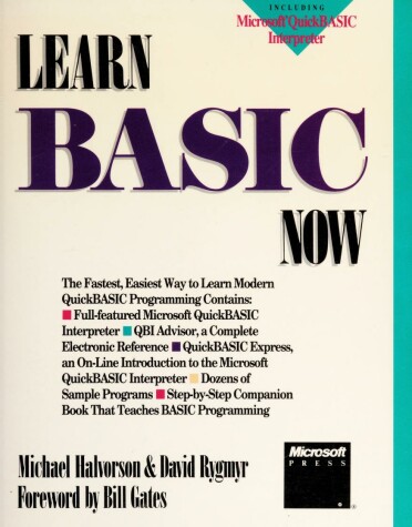 Book cover for Learn BASIC Now