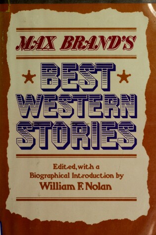 Cover of Max Brand's Best Western Stories