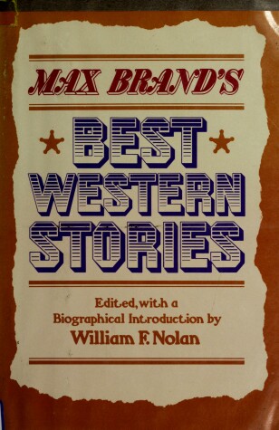 Cover of Max Brand's Best Western Stories