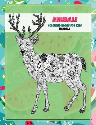Book cover for Mandala Coloring Books for Kids - Animals