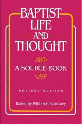 Cover of Baptist Life and Thought