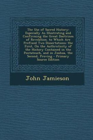 Cover of The Use of Sacred History