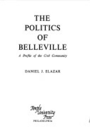 Cover of Politics of Belleville