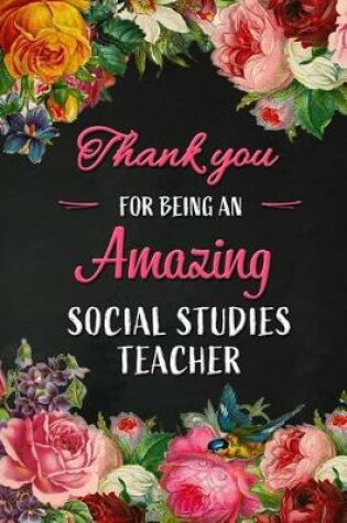 Cover of Thank you for being an Amazing Social Studies Teacher