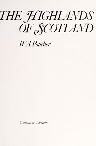 Cover of The Highlands of Scotland