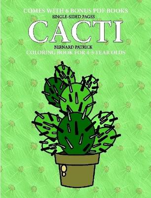 Book cover for Coloring Book for 4-5 Year Olds (Cacti)