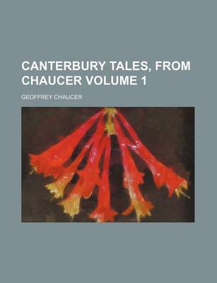 Book cover for Canterbury Tales, from Chaucer Volume 1