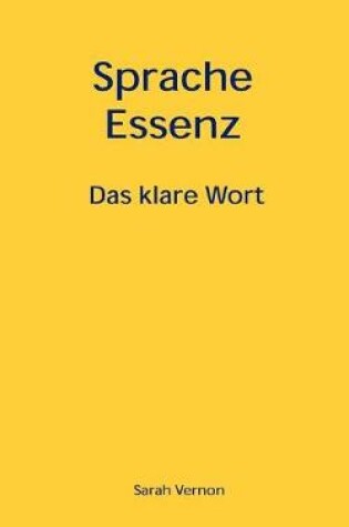 Cover of Sprache Essenz