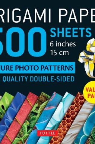 Cover of Origami Paper 500 sheets Nature Photo Patterns 6 (15 cm)