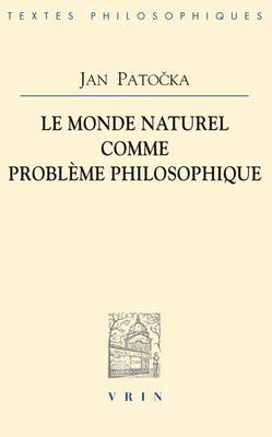 Book cover for Le Monde Naturel Comme Probleme Philosophique