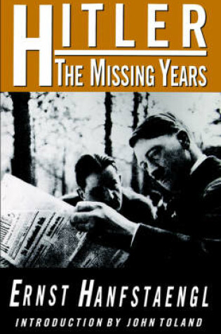 Cover of Hitler: the Missing Years