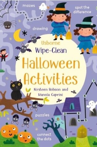 Cover of Wipe-Clean Halloween Activities