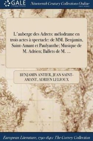 Cover of L'Auberge Des Adrets